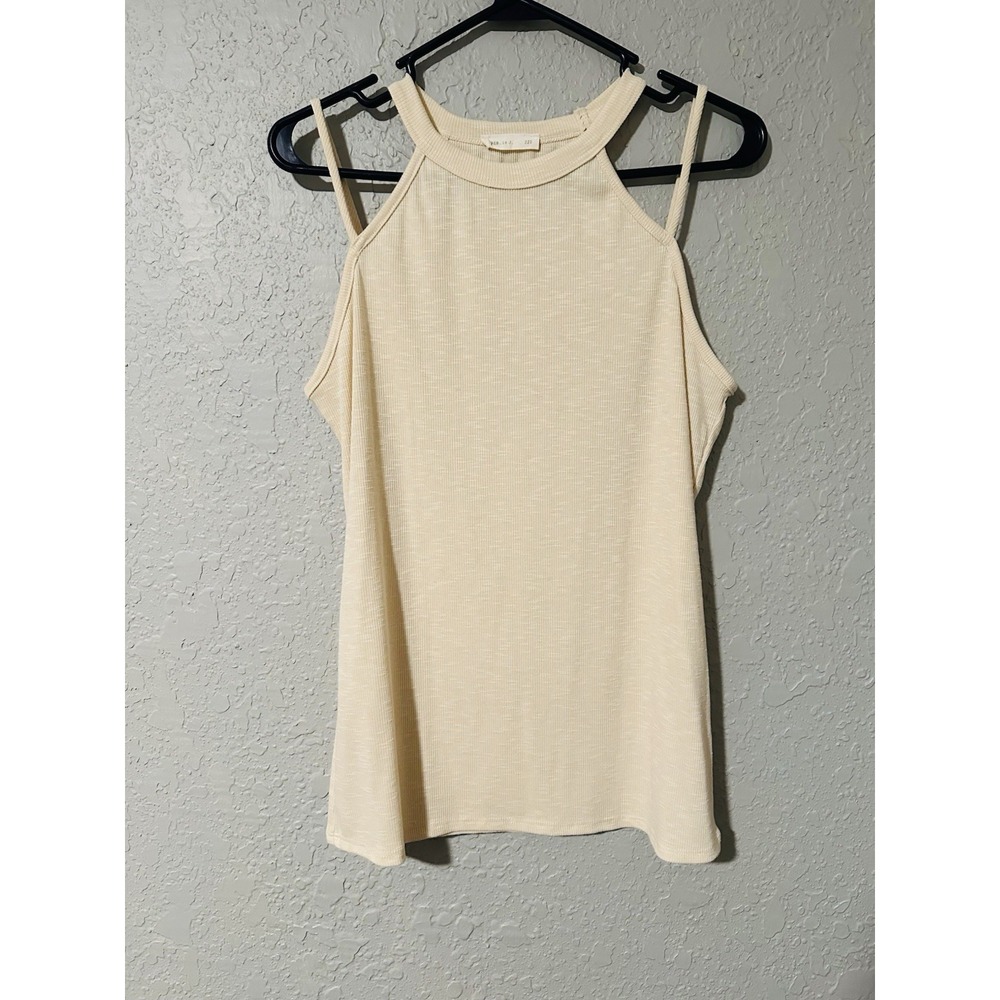 Reb In J Cream Open Shoulder Tank Size Large